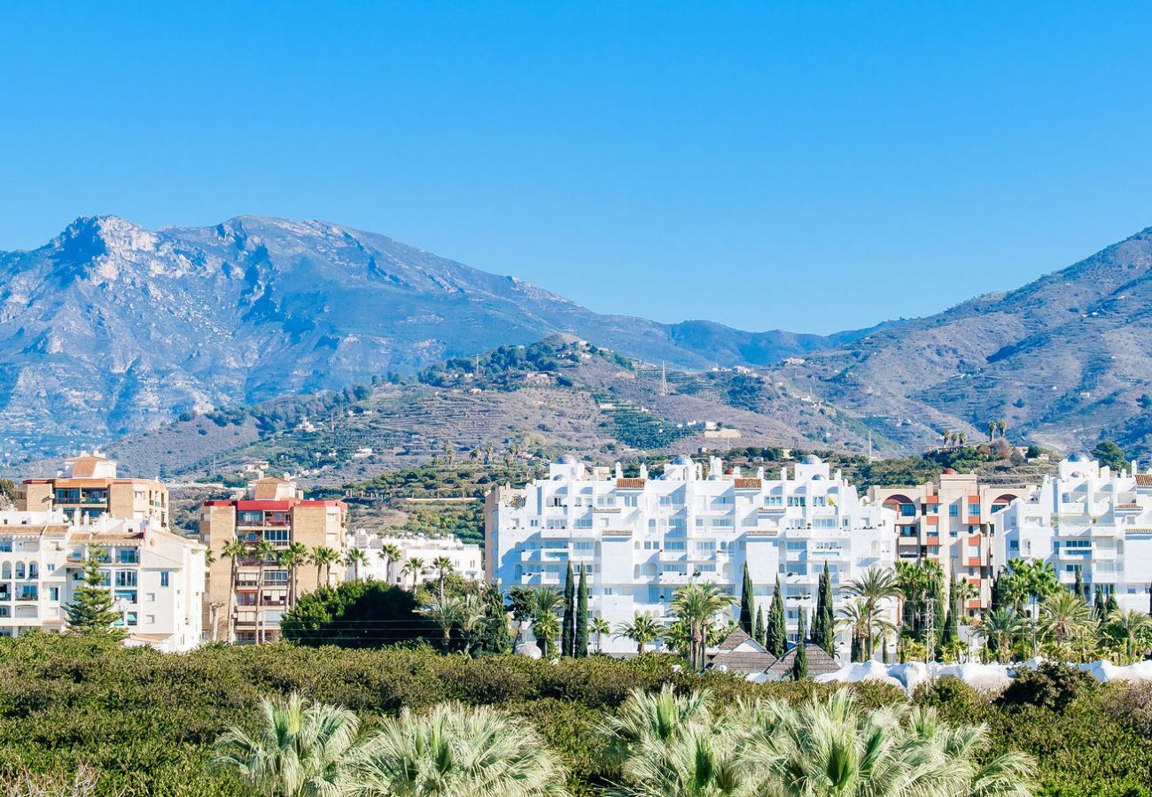 Ferienwohnung in Almuñecar - Zwei Terrassen, pool  am San Cristobal Beach