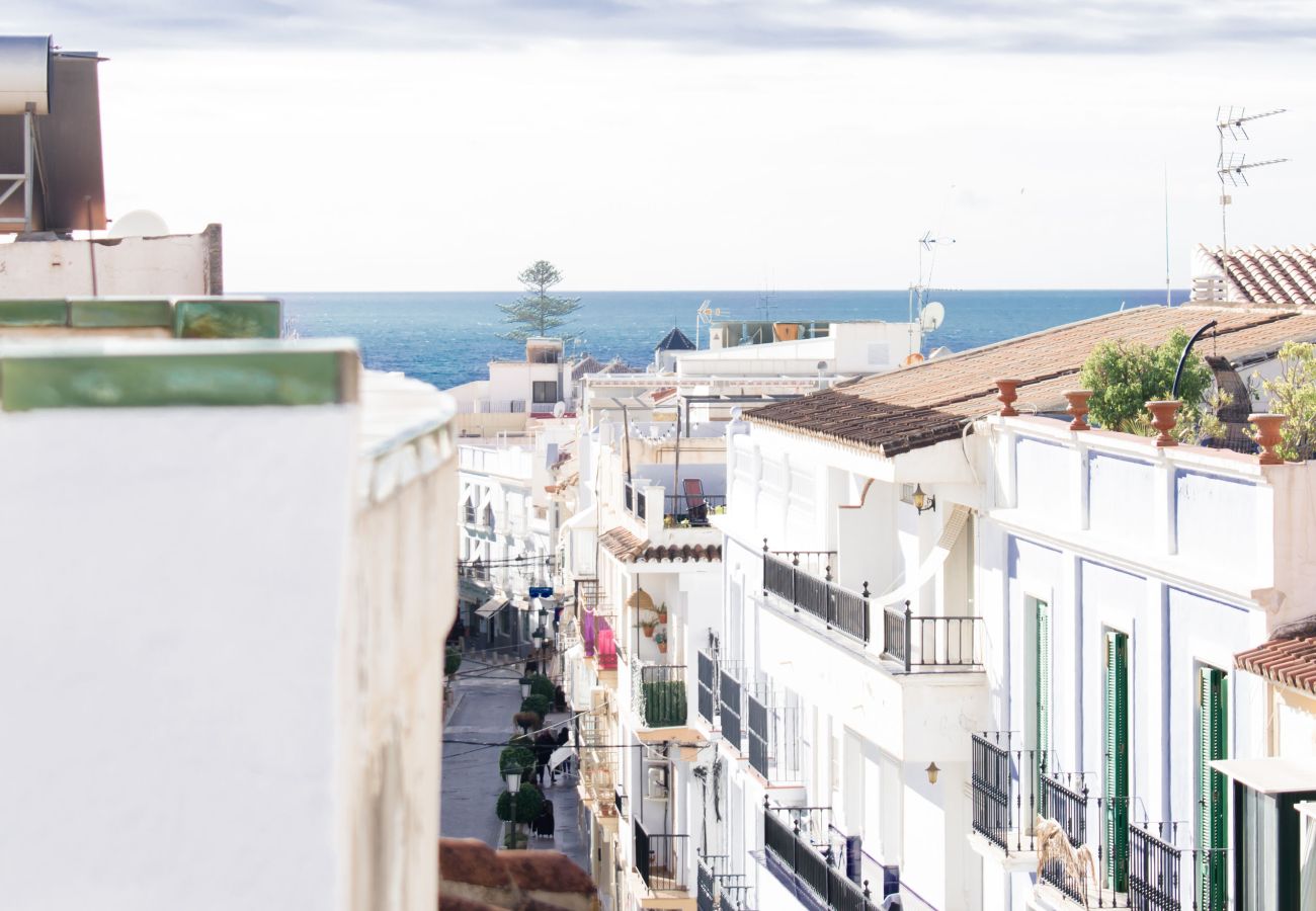 Ferienwohnung in Nerja - Penthouse, 100 kvm Dachterrasse im Stadtzentrum