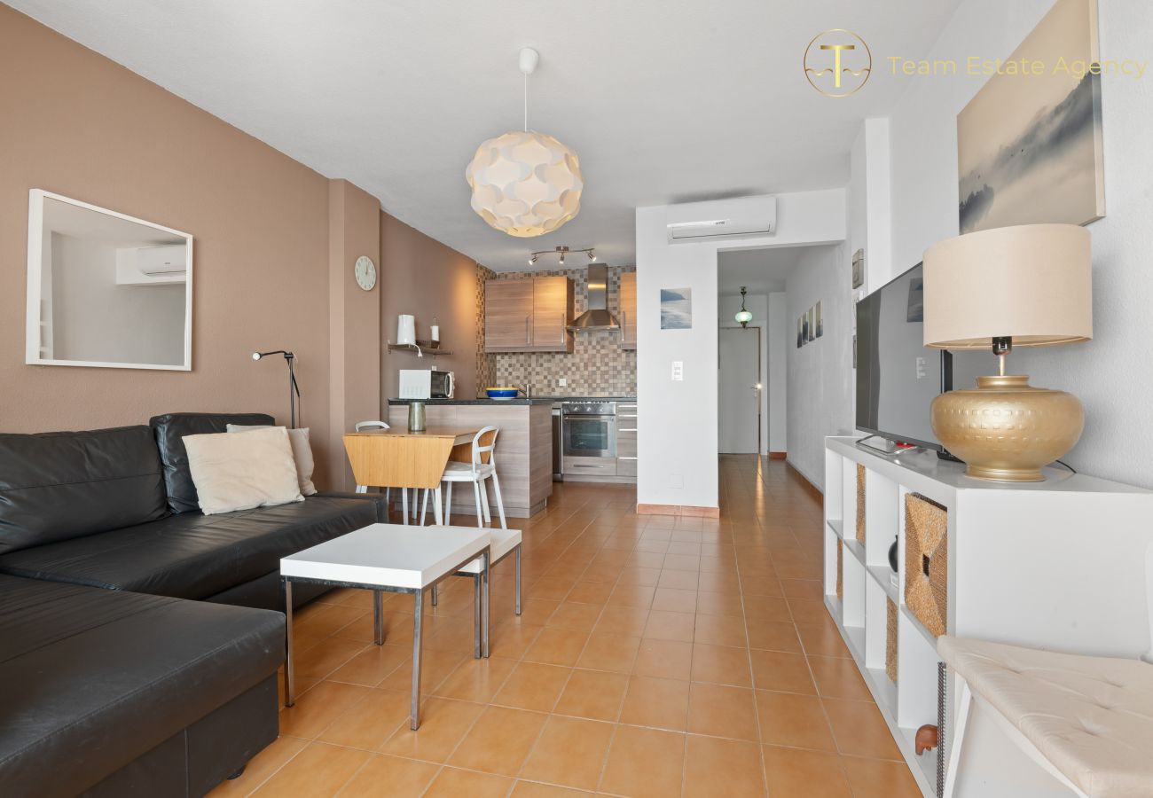 Apartamento en Almuñecar - Último piso, apart/ San Cristóbal, vista al mar, central