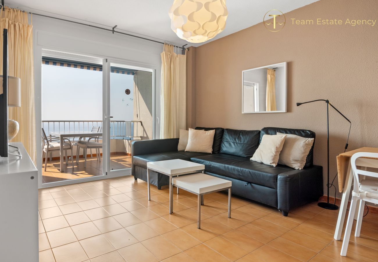 Apartamento en Almuñecar - Último piso, apart/ San Cristóbal, vista al mar, central