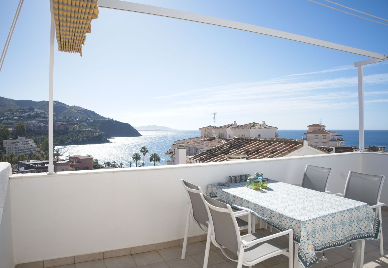 Apartment in Almuñecar - Penthouse, Terrace, Sea view 2 min. walk to beach